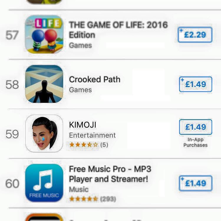 Been in the app game so long I forgot I once made a game that for a very brief period of time, beat Kim Kardashians Kimoji  on the AppStore paid charts back in 2016

And yes, this is before subscription apps were a thing and paid apps used to be king.