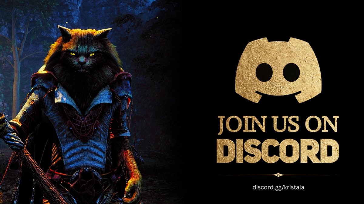 Looking for more behind-the-scenes Kristala content? Come hang on Discord! 🖤 

Enjoy weekly dev updates and discussions, fun contests and events, giveaways, riddles, and CATS (like, a ridiculous amount of cats). 😻 discord.gg/kristala 

#kristala #discord #gamedev #indiedev