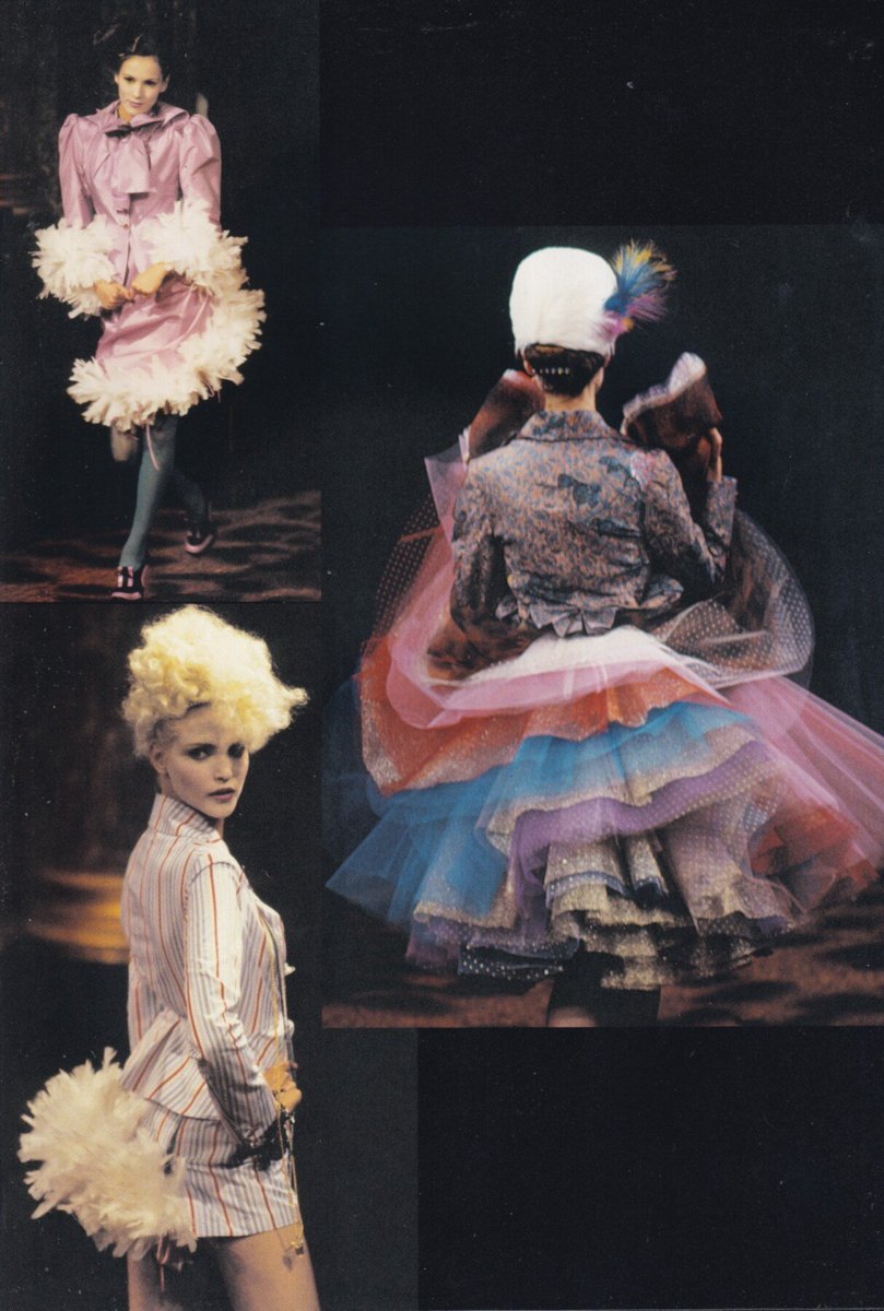 LaModeUnknown's tweet image. 'Café Society' collection of ✨Vivienne Westwood✨ Spring/Summer 1994.🪡