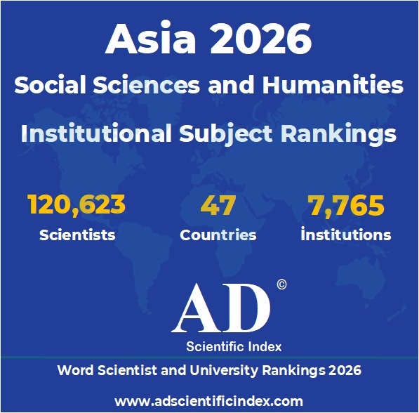 AD Scientific Index - Alper-Doger Scientific Index (@adscientificind) on Twitter photo ๐ข Asia 2026 Rankings for Social Sciences & Humanities are HERE!
๐ 120,623 Scientists | ๐ 47 Countries | ๐ 7,765 Institutions
Explore the full list ๐adscientificindex.com
#ADScientificIndex2026 #SocialSciences
@EdUHongKong <a href="/NTUsg/">NTU Singapore</a> <a href="/CUHKofficial/">The Chinese University of Hong Kong - CUHK</a> @PsychCAS @TsinghuaU ๐ข Asia 2026 Rankings for Social Sciences & Humanities are HERE!
๐ 120,623 Scientists | ๐ 47 Countries | ๐ 7,765 Institutions
Explore the full list ๐adscientificindex.com
#ADScientificIndex2026 #SocialSciences
@EdUHongKong <a href="/NTUsg/">NTU Singapore</a> <a href="/CUHKofficial/">The Chinese University of Hong Kong - CUHK</a> @PsychCAS @TsinghuaU