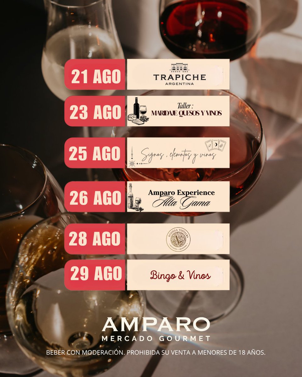 CATAS AGOSTO 🍷🍷