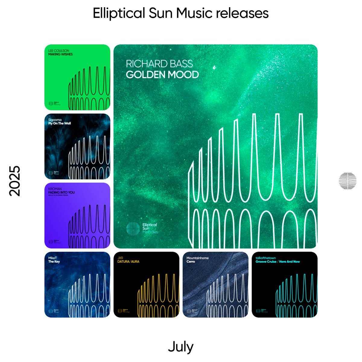 July 2025 on Elliptical Sun went hard. What was your favorite track? All the new releases are waiting for you here ellipticalsun.ffm.to/esnrs