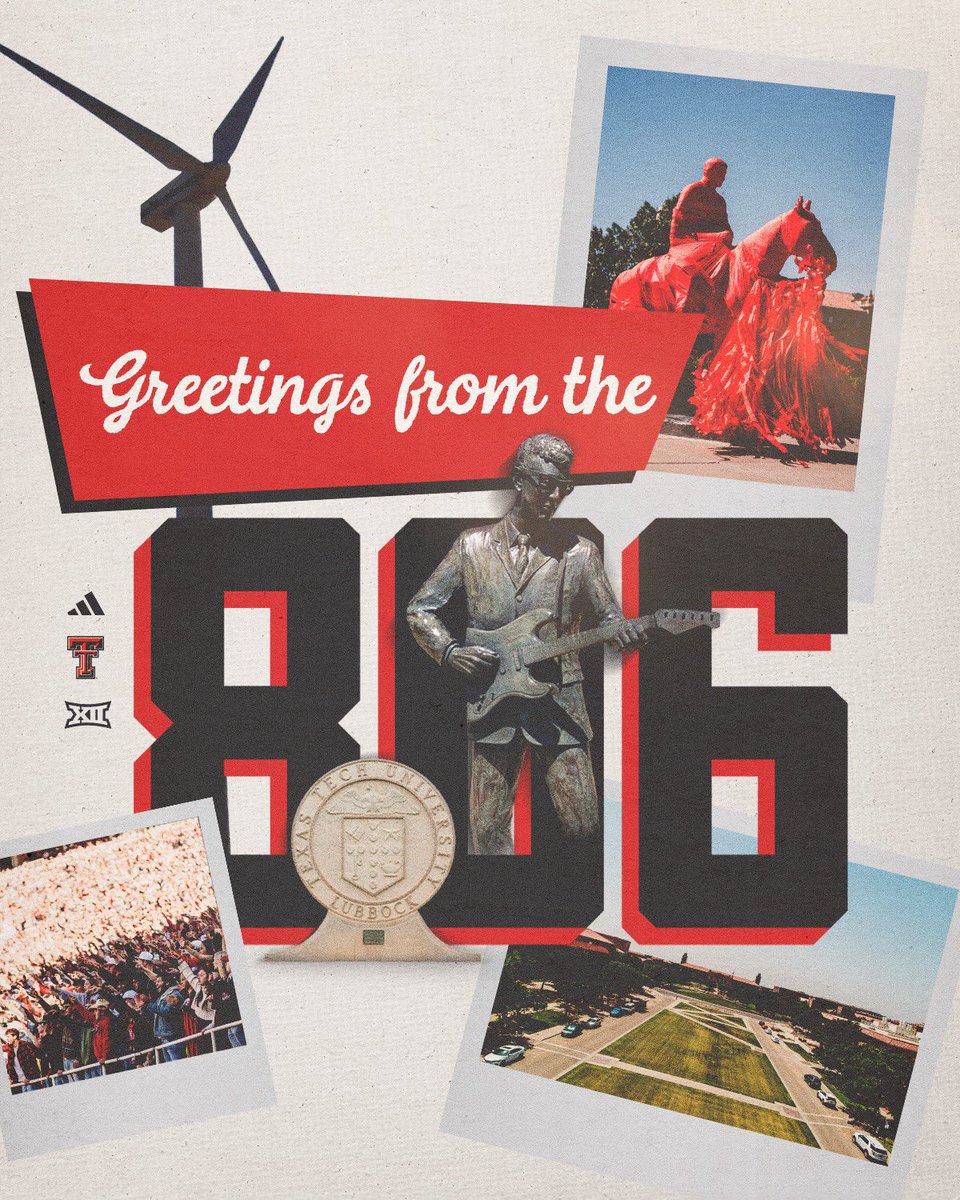 TechAthletics's tweet image. Happy 806 Day‼️

Proud to call Lubbock and West Texas home.