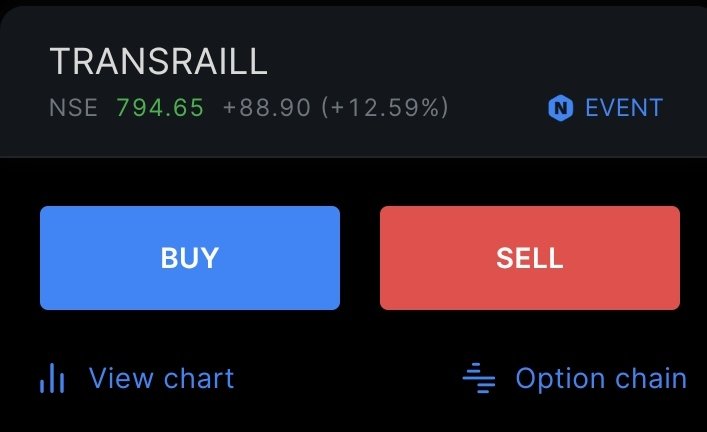 megharaj_g_k's tweet image. #transrail #IPO 

Feel happy to see this 🤩
After 6 months today hit my fair value 🔥🔥🔥

Finally near 2x from IPO issue price