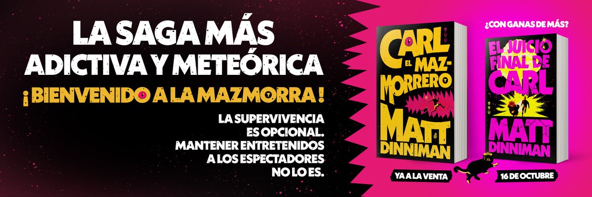 Nueva foto de perfil y confirmado: el segundo de #CarlElMazmorrero, el 16 de octubre.