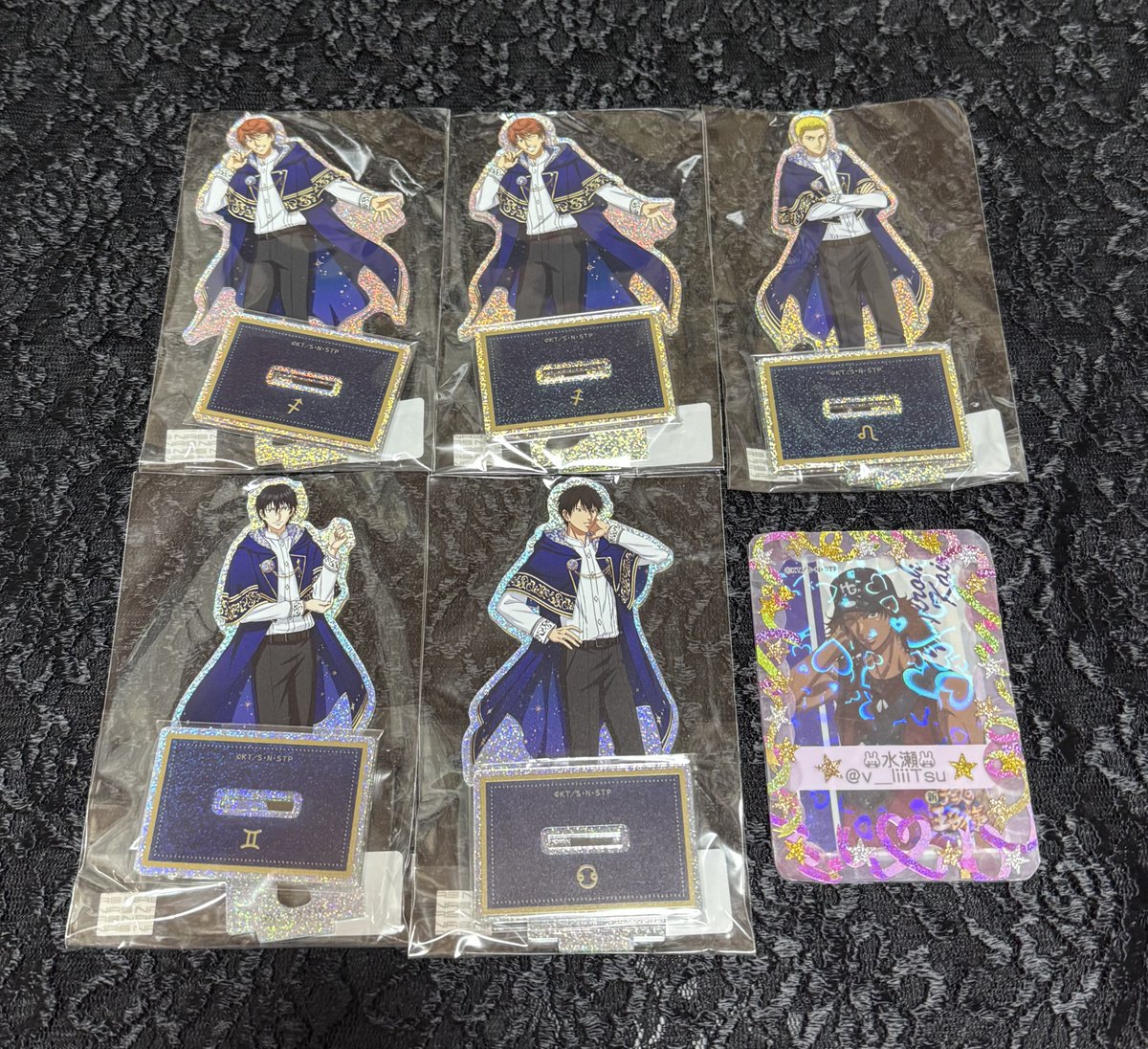 【交換】新テニスの王子様 新テニ テニプリwebpon ウェブポン webポン 星座

▼譲
B賞 ラメアクリルフィギュア
千石(2)・橘・観月・財前

▼求
B賞 ラメアクリルフィギュア
甲斐裕次郎

郵送での交換のみ📮
お気軽にお声かけ下さい🐰！