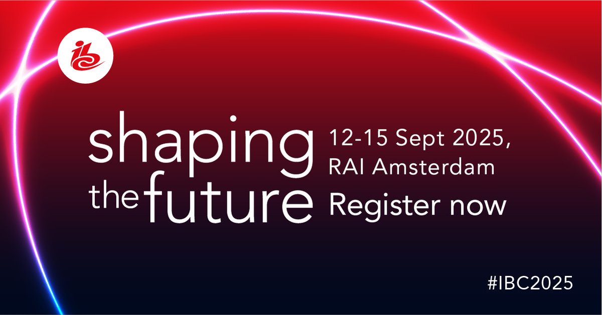 Thanks to our collab with #IBC2025…

You can claim a FREE Exhibition Pass to explore:
🔧Innovations in action
🔮Tomorrow’s tech, today
💥Global media trends

👉Book now: show.ibc.org/pass-feed?utm_…

#IBCShow #MediaPartner
<a href="/IBCShow/">IBC</a>