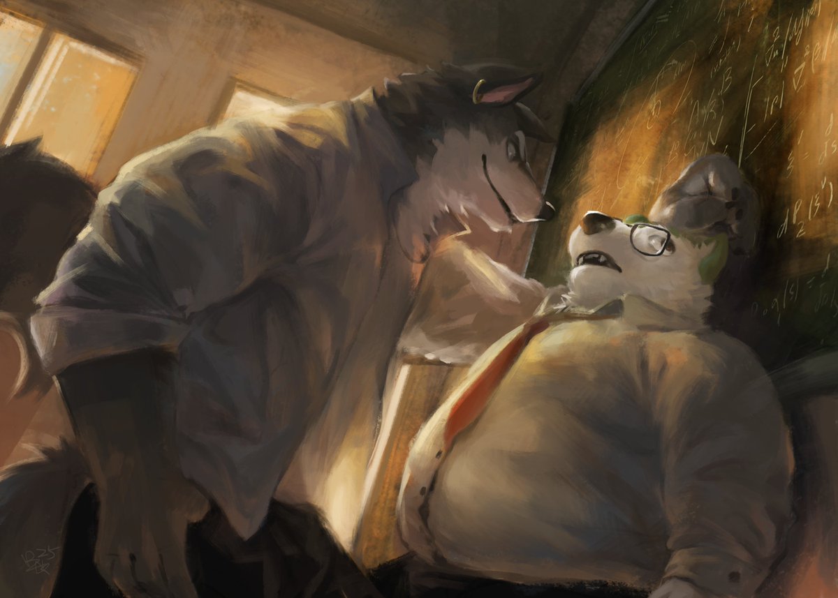 "Do you know how to spell Eye, Love, U?"
(commission for <a href="/iam1atte/">抹柴拿鐵🔜Infurnity🐾</a> <a href="/ShouRou_fur/">祥狼@Taiwan(活動休止)</a> )