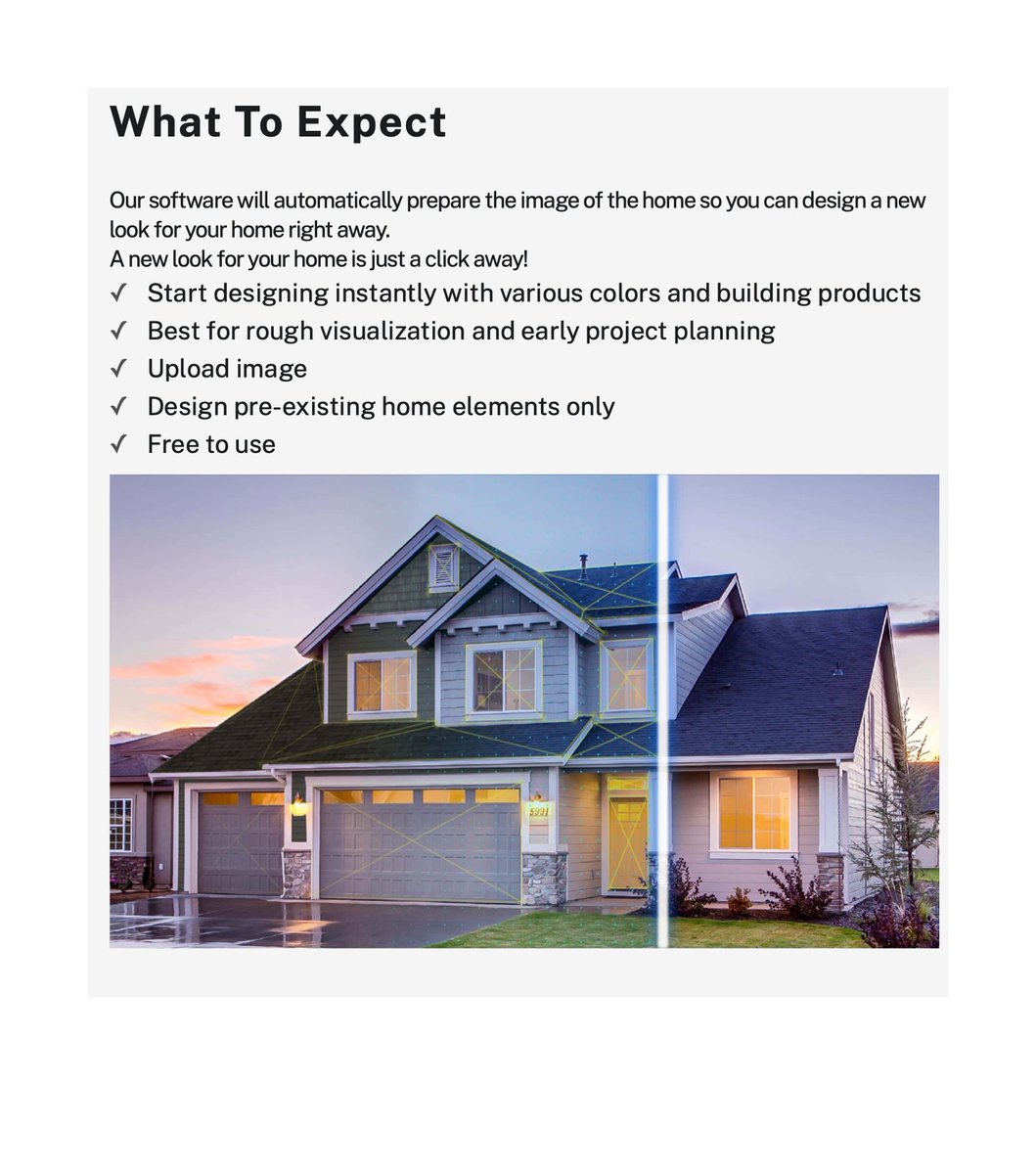 4SeasonsChardon's tweet image. 🏡✨ Design your dream home&apos;s exterior effortlessly with our new visualizer tool! Explore colors, textures, and styles to bring your vision to life. Visit our website now! 4seasonsroofing.net 

#DreamHome #VisualizerTool 🎨