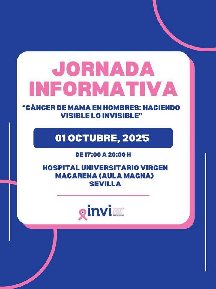 SAOM (@saom_oncologia) on Twitter photo 🤔 ¿Los hombres también pueden padecer un Cáncer de Mama? Dado que esta realidad tal vez sea desconocida para muchas personas, desde la SAOM nos hacemos eco de la jornada promovida por <a href="/asociacioninvi/">Asociación Invi</a> y que tendrá lugar el próximo 1 de octubre en el <a href="/HUVMacarena/">Hospital Virgen Macarena</a>. 🤔 ¿Los hombres también pueden padecer un Cáncer de Mama? Dado que esta realidad tal vez sea desconocida para muchas personas, desde la SAOM nos hacemos eco de la jornada promovida por <a href="/asociacioninvi/">Asociación Invi</a> y que tendrá lugar el próximo 1 de octubre en el <a href="/HUVMacarena/">Hospital Virgen Macarena</a>.