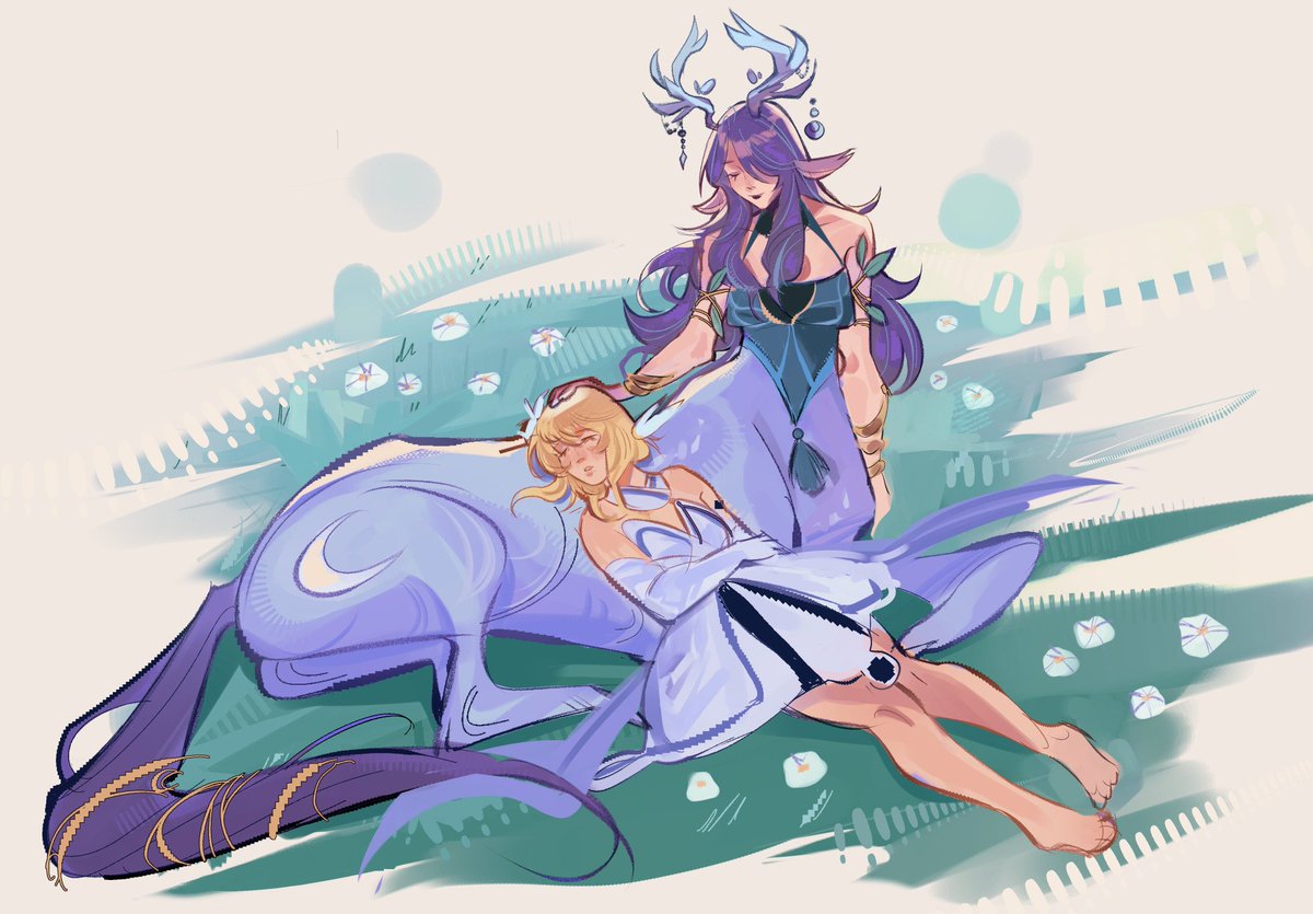 chattematsu's tweet image. WAITING FOR LAUMAAAAAAA #GenshinImpact #Lauma #Lumine