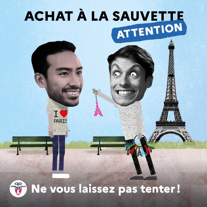 🚨🇫🇷 𝗔𝗟𝗘𝗥𝗧𝗘 𝗜𝗡𝗙𝗢 — Une affiche de la préfecture de police contre les vendeurs à la sauvette suscite la polémique. Elle est accusée de ne pas être représentative de la réalité.