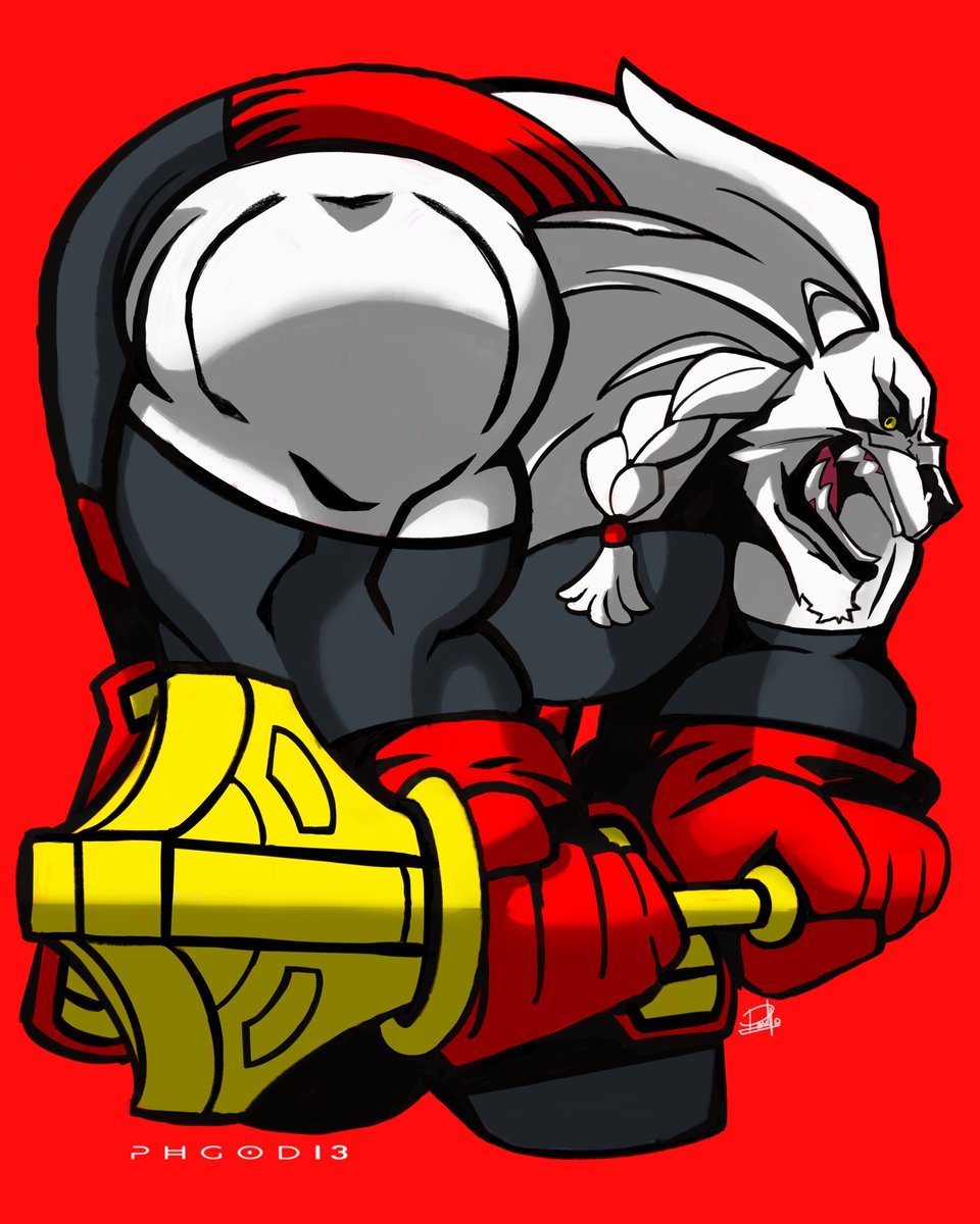 PHGod_13's tweet photo. My Battle Beast illustration, I want to see more of him on #Invincible https://t.co/KHMVvMWzQ8
