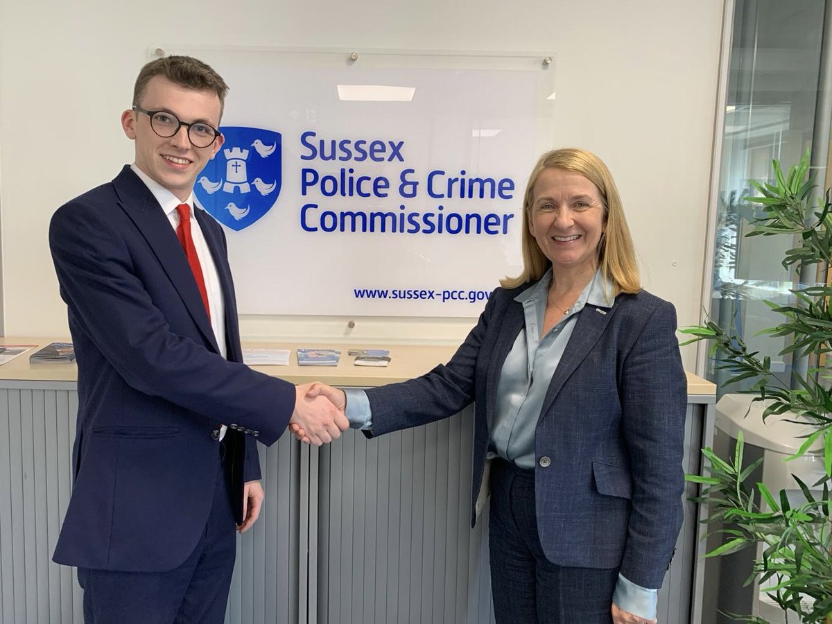 Saying goodbye to our amazing intern as he heads back for his final university year. Good luck Luke from everyone in the <a href="/SussexPCC/">SussexPCC</a> office, you’ve been a superstar 🌟 and we all wish you much success with your future 🙌