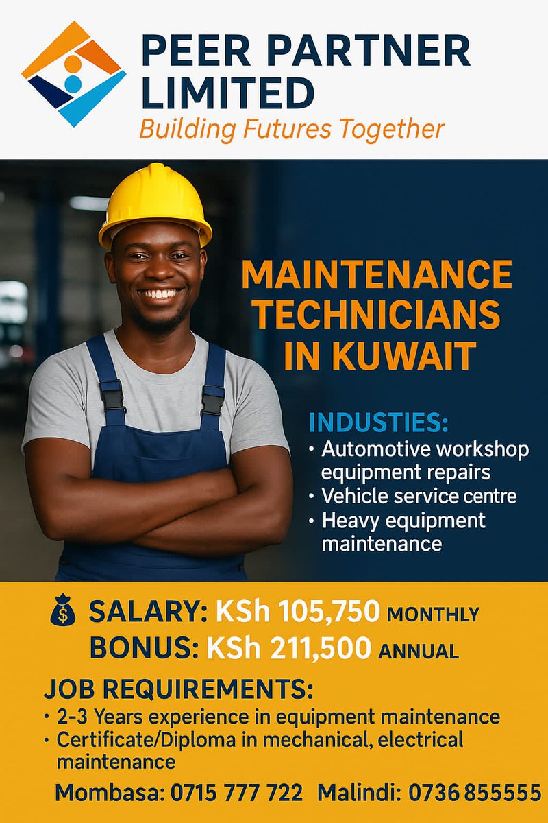 For those with experience. #JoinNow <a href="/afrikazi/">afrikazi</a> 
#Mbugua #moseskuria
#Estevao