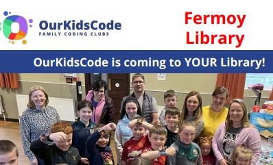 corkcolibrary's tweet image. Would you &amp;amp; your children like a challenge??

Why not bring them along to our Kids Coding Workshop on Saturday 9th August, 11am – 1pm?

This family workshop involves you working with your children to complete a project that includes crafting &amp;amp; coding!

Contact #FermoyLibrary to…