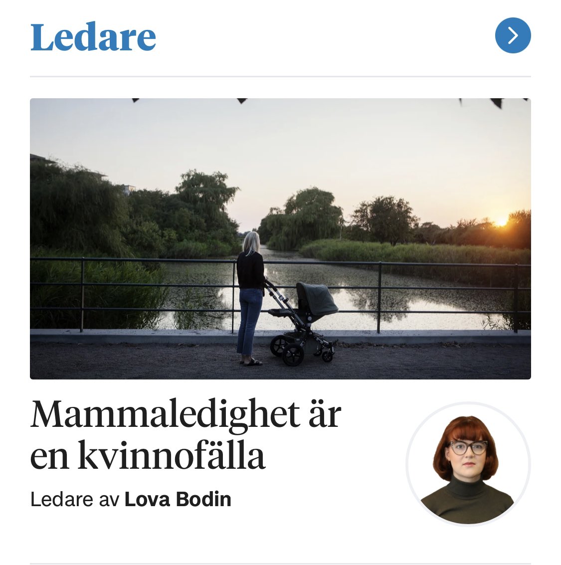 Skriver idag om, i min mening, en av våra stora jämställdhetsfrågor – individualiserad föräldraförsäkring

op.se/2025-08-06/del…
