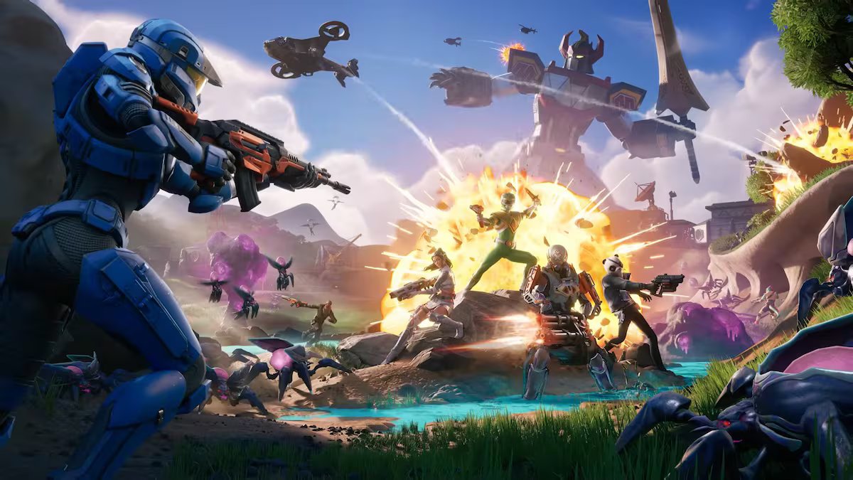 White Ranger is now CONFIRMED for the #PowerRangers x <a href="/Fortnite/">Fortnite</a> collab!

We know Green Ranger is coming too from the other splash image. Any more Tommy Oliver's coming? Let's wait and see!