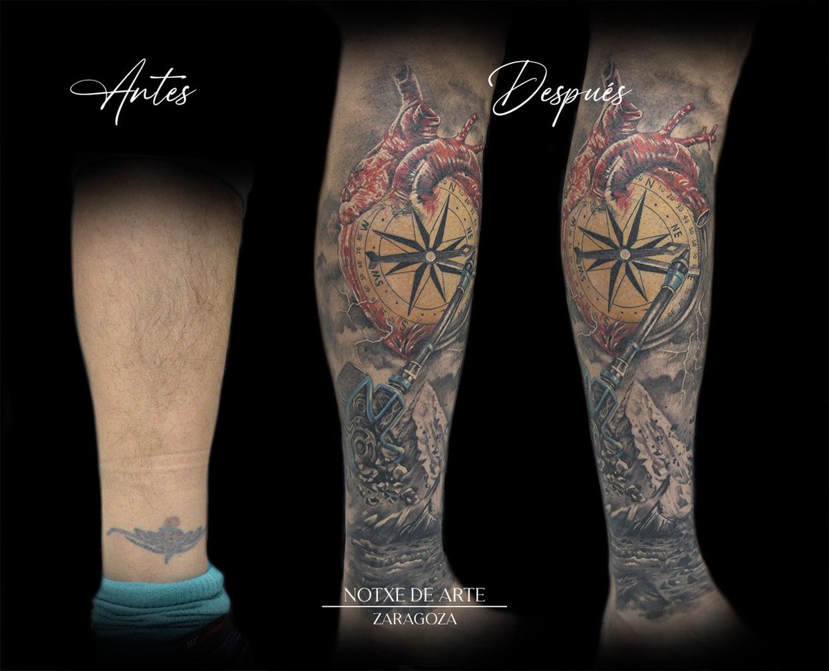 NotxedeArte's tweet photo. Antes y después de un cover. Trabajazo….ya cicatrizado. https://t.co/PhA4feVx0G