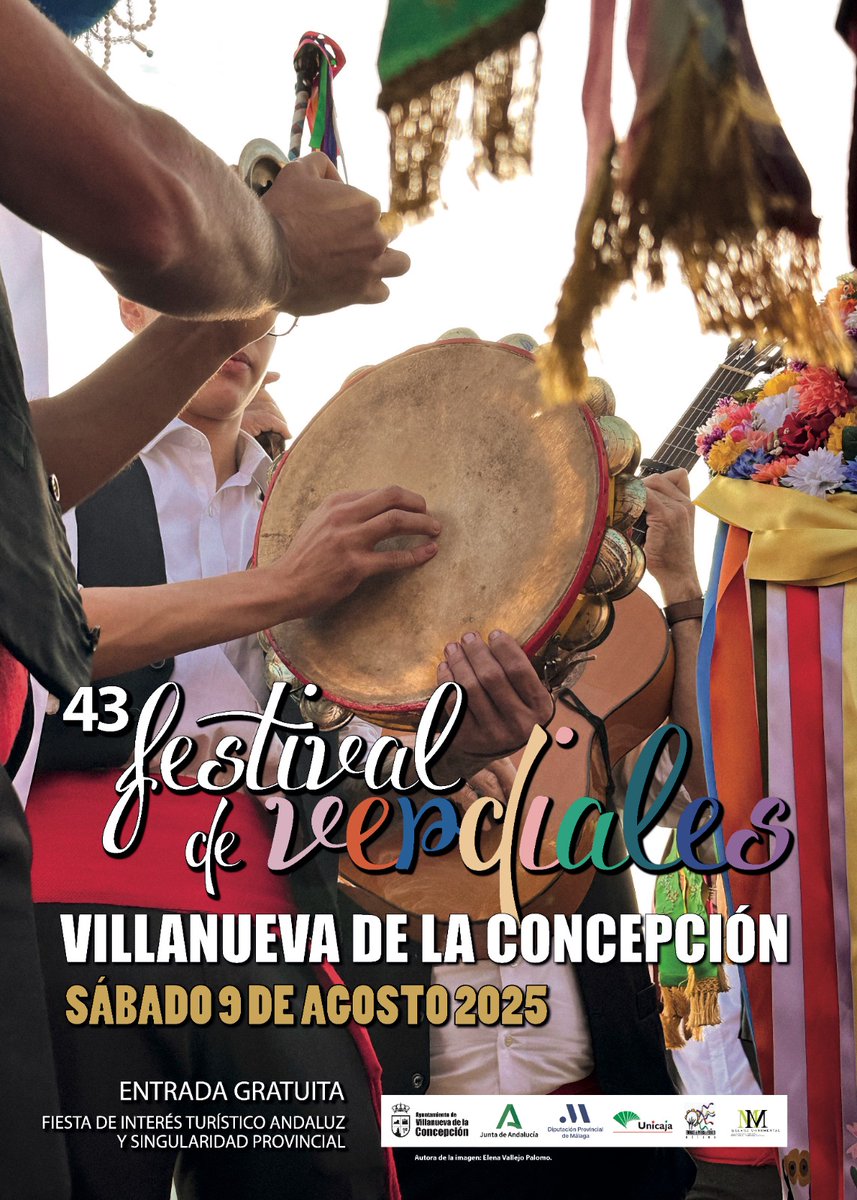 malagamonumental.blogspot.com/2025/08/43-fie…
43 Fiesta de Verdiales de Villanueva de la Concepción. Una fotografía, de Elena Vallejo Palomo, finalista del concurso de la Asociación “Málaga Monumental” es el motivo del cartel de la edición 2025
