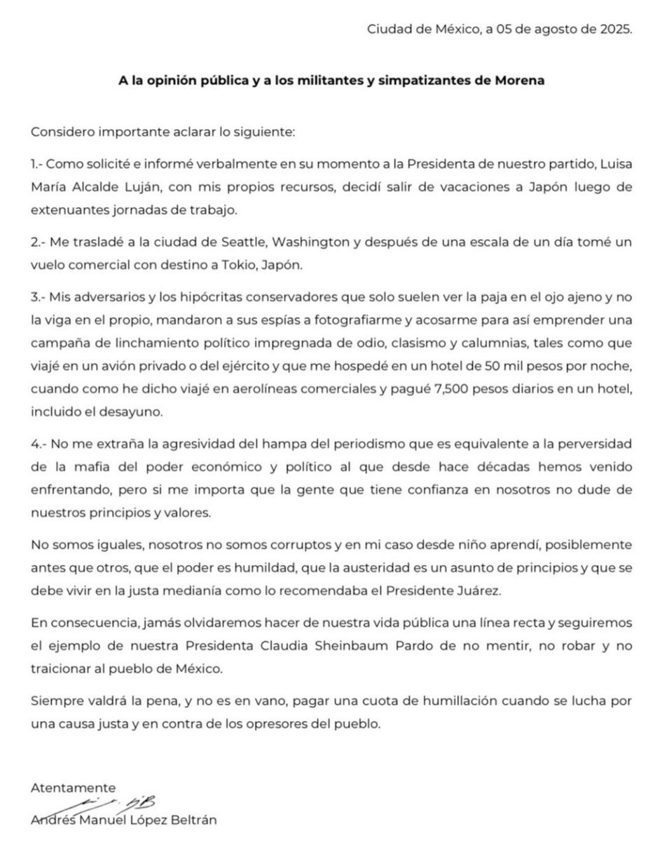 Neoliberalover (@neoliberalover) on Twitter photo LOS VIAJES DEL REY DEL TRÁFICO DE INFLUENCIAS
Que Andy López Beltrán, se fue con sus propios recursos a Japón.
¿De qué trabajas <a href="/amlopezbeltran/">Andres Manuel Lopez Beltran</a>?
¿Te fuiste con el billete mágico de $200 de tu papá, ese que alcanza para sobrevivir 18 años?
Aquí las mentiras del parásito del LOS VIAJES DEL REY DEL TRÁFICO DE INFLUENCIAS
Que Andy López Beltrán, se fue con sus propios recursos a Japón.
¿De qué trabajas <a href="/amlopezbeltran/">Andres Manuel Lopez Beltran</a>?
¿Te fuiste con el billete mágico de $200 de tu papá, ese que alcanza para sobrevivir 18 años?
Aquí las mentiras del parásito del