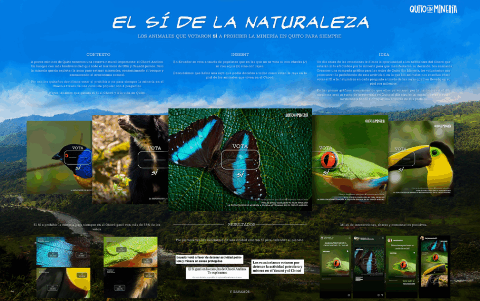 Quito dijo Sí a la vida con la campaña "El Sí de la naturaleza" desarrollada por Don Alfaro.

Vía  <a href="/PRODUpublicidad/">PRODU Mercadeo</a> 

tinyurl.com/2xwftwl6