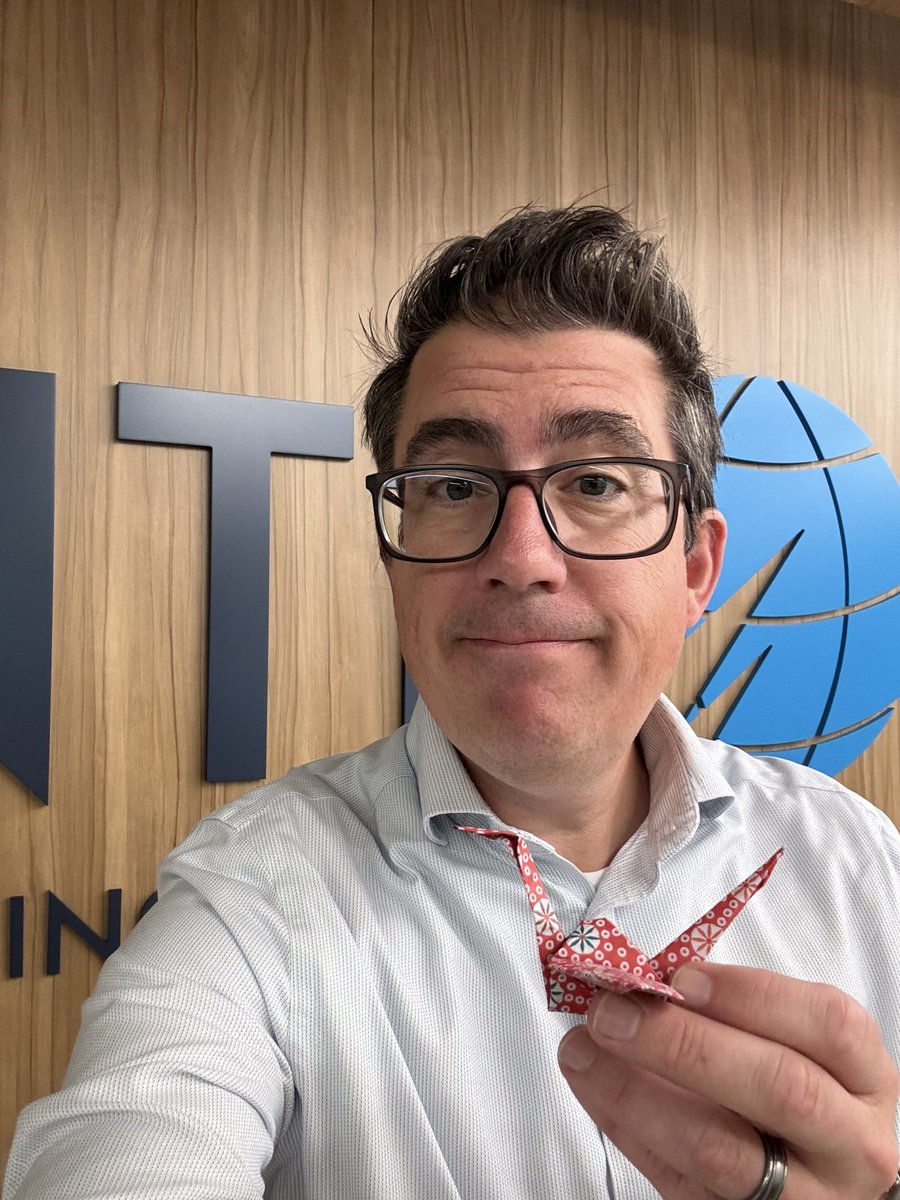 scottroecker's tweet image. A somber day. 80th anniversary of the first nuclear weapon used in war. I continue to be amazed by the strength of the people of Hiroshima. #CranesForOurFuture