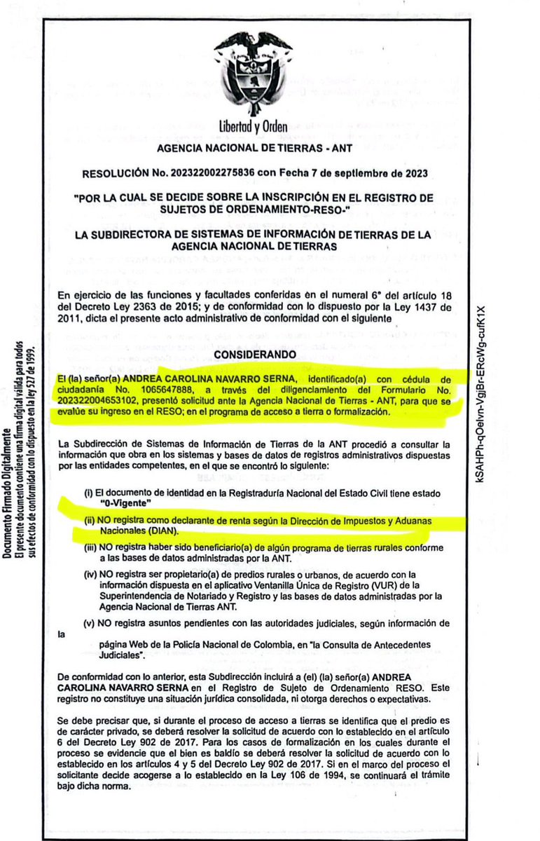 .Como usted es funcionario de la <a href="/AgenciaTierras/">Agencia Nacional de Tierras</a> del Cesar, eso dígaselo a la <a href="/FiscaliaCol/">Fiscalía Colombia</a> <a href="/PGN_COL/">Procuraduría General de la Nación</a> <a href="/CGR_Colombia/">Contraloría General de la República de Colombia</a> <a href="/Aidarragaf/">Andrés Idárraga Franco</a> etc, que ellos tienen las denuncias.
<a href="/petrogustavo/">Gustavo Petro</a> <a href="/KatiaOspino/">Katia Ospino</a> <a href="/gurozu/">Gustavo Rodríguez</a> <a href="/Jokeraton/">Akenatón</a> <a href="/susanveinte/">𝙎𝙪𝙨𝙖𝙣💛💙💖🌺♎🦋🦄🫶☮❤</a> <a href="/elikitty_33/">Ely 🇨🇴💪💪</a> <a href="/SenorCaicedo/">Memìn</a> <a href="/PS1COPOLITICO/">Psi. Gustavo Osorio V</a> <a href="/ferchosalazar9/">Fernando80369012</a>