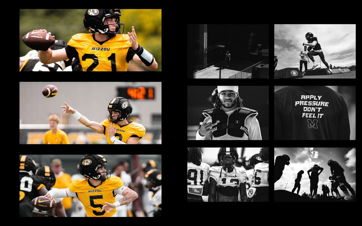 Some snapshots from week one of fall camp #MIZ