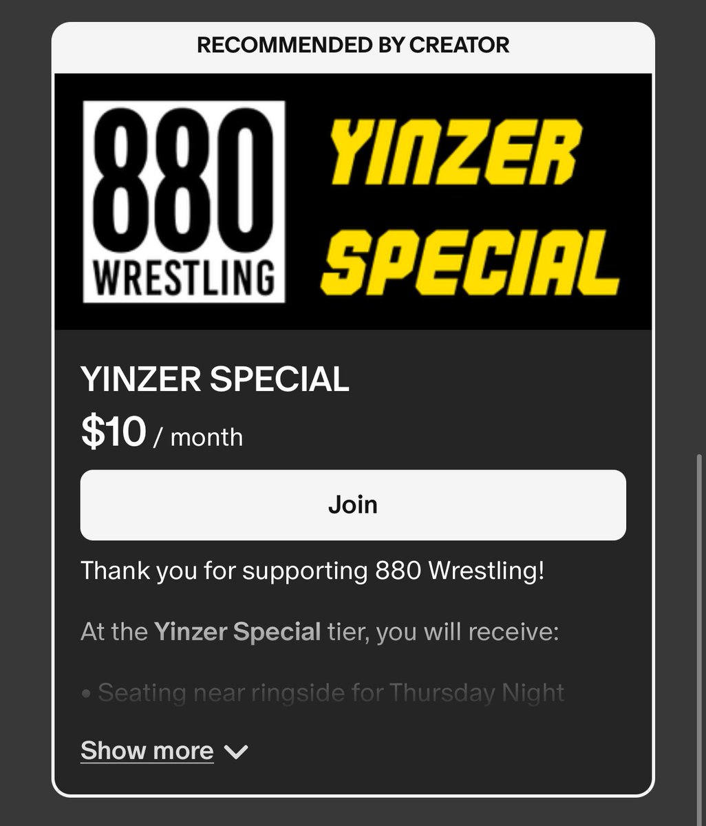 880 Wrestling (@880wrestling) on Twitter photo A new episode of 880 Wrestling: Happy Hour is out now exclusively on our patreon!!!!! Its part 1/2 of our On The House live event!!!! Click here to subscribe! 
patreon.com/880wrestling A new episode of 880 Wrestling: Happy Hour is out now exclusively on our patreon!!!!! Its part 1/2 of our On The House live event!!!! Click here to subscribe! 
patreon.com/880wrestling