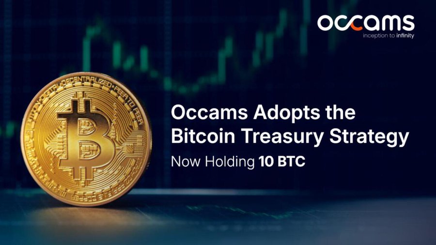 Michael Tanguma (@mtanguma) on Twitter photo SARASOTA, FL, UNITED STATES, August 5, 2025 / EINPresswire/ -- <a href="/OccamsAdvisory/">Occams Advisory</a> (“Occams” or the “Company”), an award-winning full suite professional services and tax advisory firm headquartered in Sarasota, Florida, today announced the adoption of Bitcoin as a core component of SARASOTA, FL, UNITED STATES, August 5, 2025 / EINPresswire/ -- <a href="/OccamsAdvisory/">Occams Advisory</a> (“Occams” or the “Company”), an award-winning full suite professional services and tax advisory firm headquartered in Sarasota, Florida, today announced the adoption of Bitcoin as a core component of