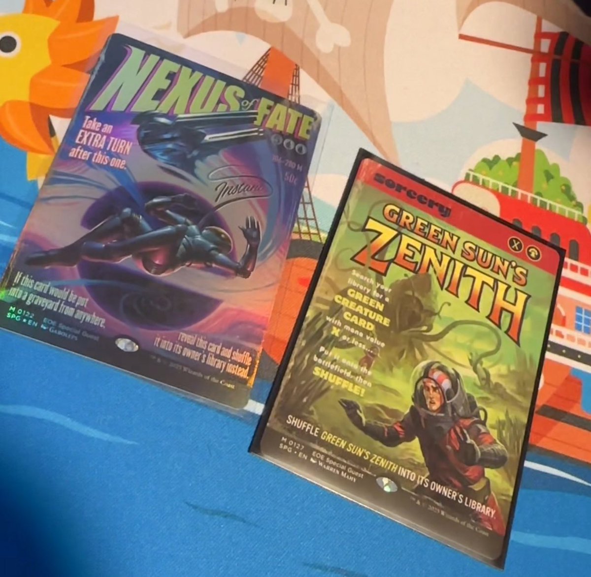 I grabbed a box of the new magic set just for fun, but omg these are the coolest cards I’ve seen in a TCG!!!