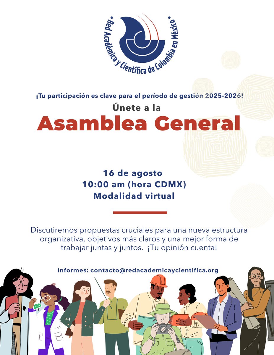 Red Académica y Científica de Colombia en México tweet media