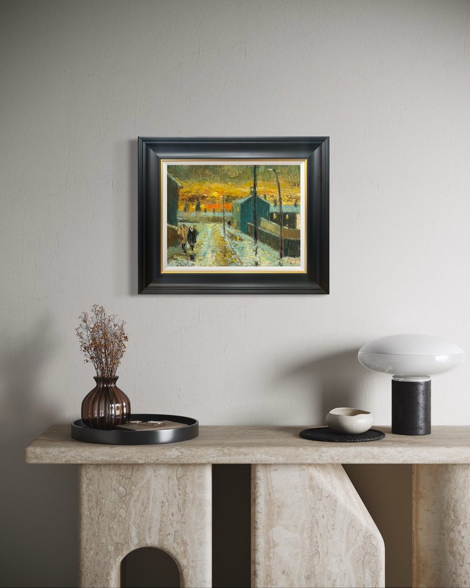 We are so excited to be receiving new works by <a href="/Lucymanfrediart/">Lucy Manfredi</a> in the run up to her exhibitions with us at the end of September. Couldn’t resist releasing those one early…Townscape at Dusk, 12 x 16”, £750.
Wilmslow Exhibition 25th September
Heskin Exhibition 29th September