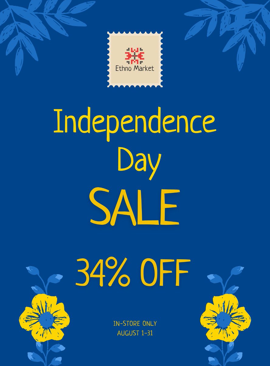 Ethno Market sale on now until August 31. In store only. See you soon!