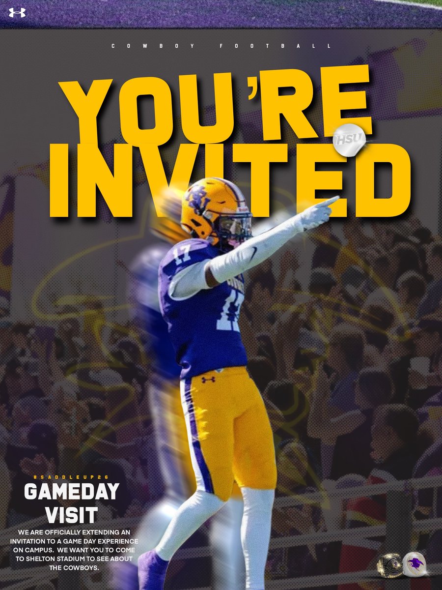 Excited to be invited by <a href="/jfreemanBJB/">Jake Freeman</a> and the <a href="/HSUCowboys/">Hardin-Simmons Cowboy Football</a> staff for a game day visit! Looking forward to being on campus, learning more about the program, and connecting with the coaches.
#GameDayVisit #DL #ClassOf2026

<a href="/FTSraiderball/">Dan Sherwood</a> <a href="/JJRojas358/">JJ Rojas</a> <a href="/rojased_/">Coach Rojas</a> <a href="/abovetherimkh/">Kelsey Hull</a>