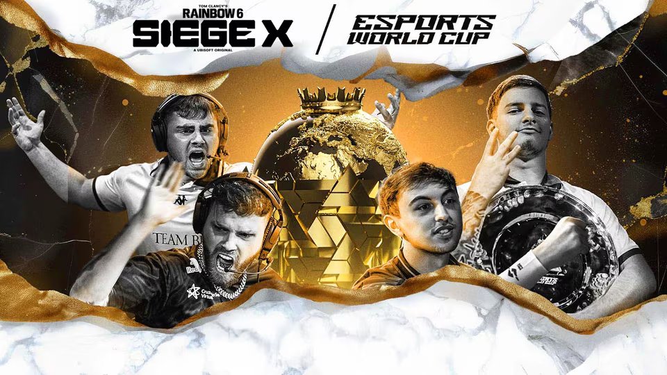 Best of luck to all the teams competing in the Rainbow Six Siege Esports World Cup! 🔥🏆

may the best squad take the crown! 🥇

#RainbowSix #SiegeX #EsportsWorldCup #R6Esports
