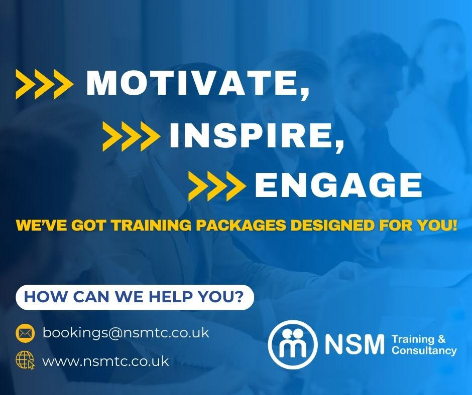 NSM Training & Consultancy (@nsmtc) on Twitter photo ⏩MOTIVATE
⏩INSPIRE
⏩ENGAGE
We support leading schools, colleges and organisations with relevant and expert training.
Get in touch to see how we can help you!
nsmtc.co.uk
✉bookings@nsmtc.co.uk
☎01766549725 ⏩MOTIVATE
⏩INSPIRE
⏩ENGAGE
We support leading schools, colleges and organisations with relevant and expert training.
Get in touch to see how we can help you!
nsmtc.co.uk
✉bookings@nsmtc.co.uk
☎01766549725