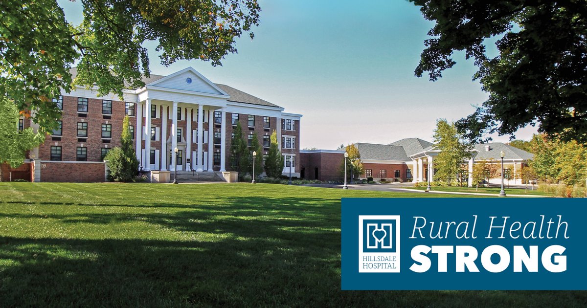 HOSPITAL LAUNCHES RURAL HEALTH STRONG CAMPAIGN
Hillsdale Hospital announces new campaign to promote and preserve rural health
Read the full release: hillsdalehospital.com/news/hospital-…