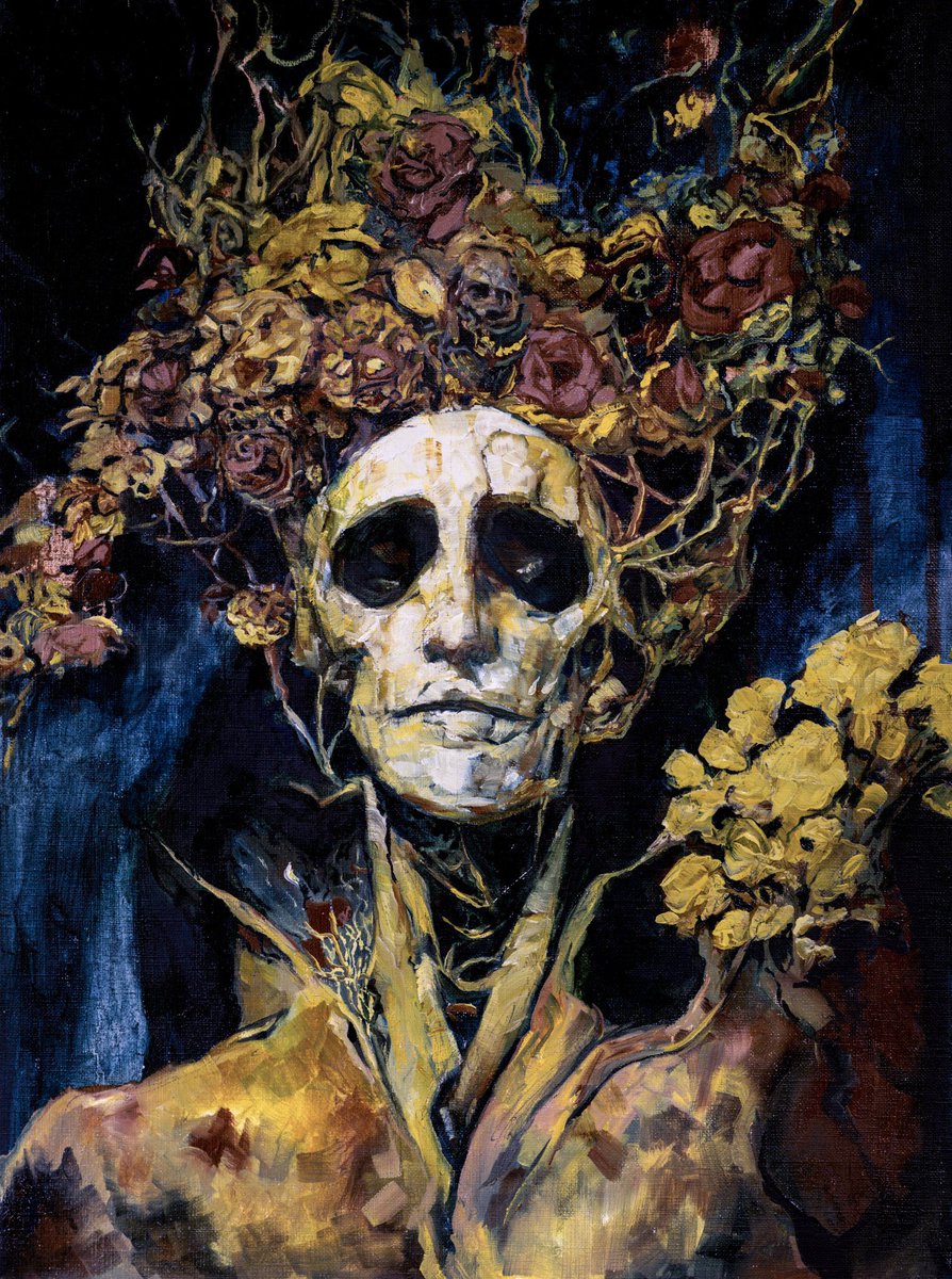Gm 👁️‍🗨️

HE WAITS FOR US IN A PARADISE OF HIS OWN DREAMING
Oil on canvas
