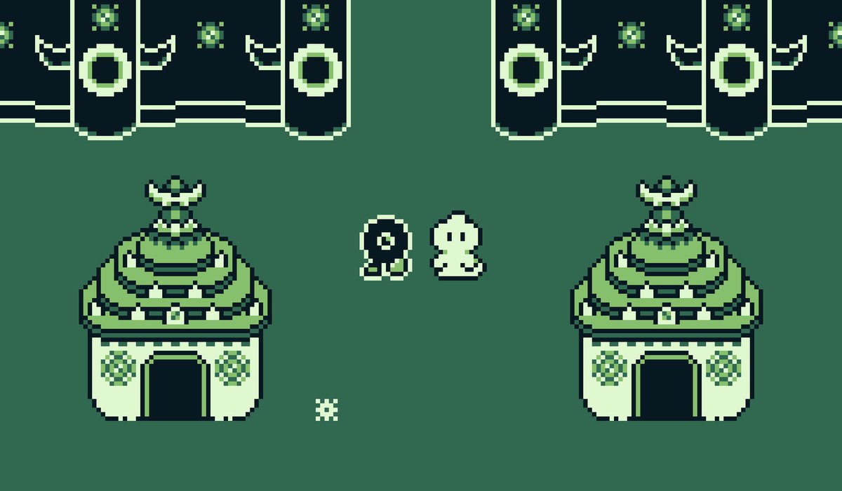 #pixelart #GameBoy #GBstudio #GENIUS_MONSTERS_TOWN