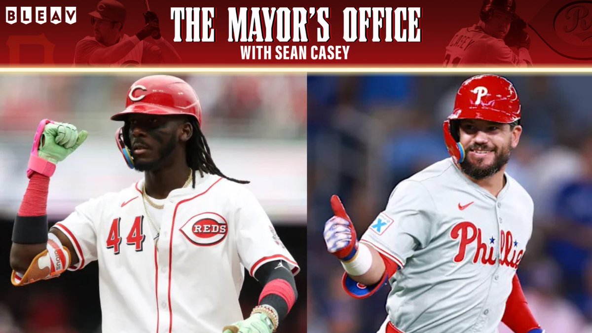 Today inside The Mayor’s Office pod:  Kyle Schwarber, MVP? Elly De La Cruz's Reds in Playoff Hunt
youtu.be/0yBSgH1wlXg