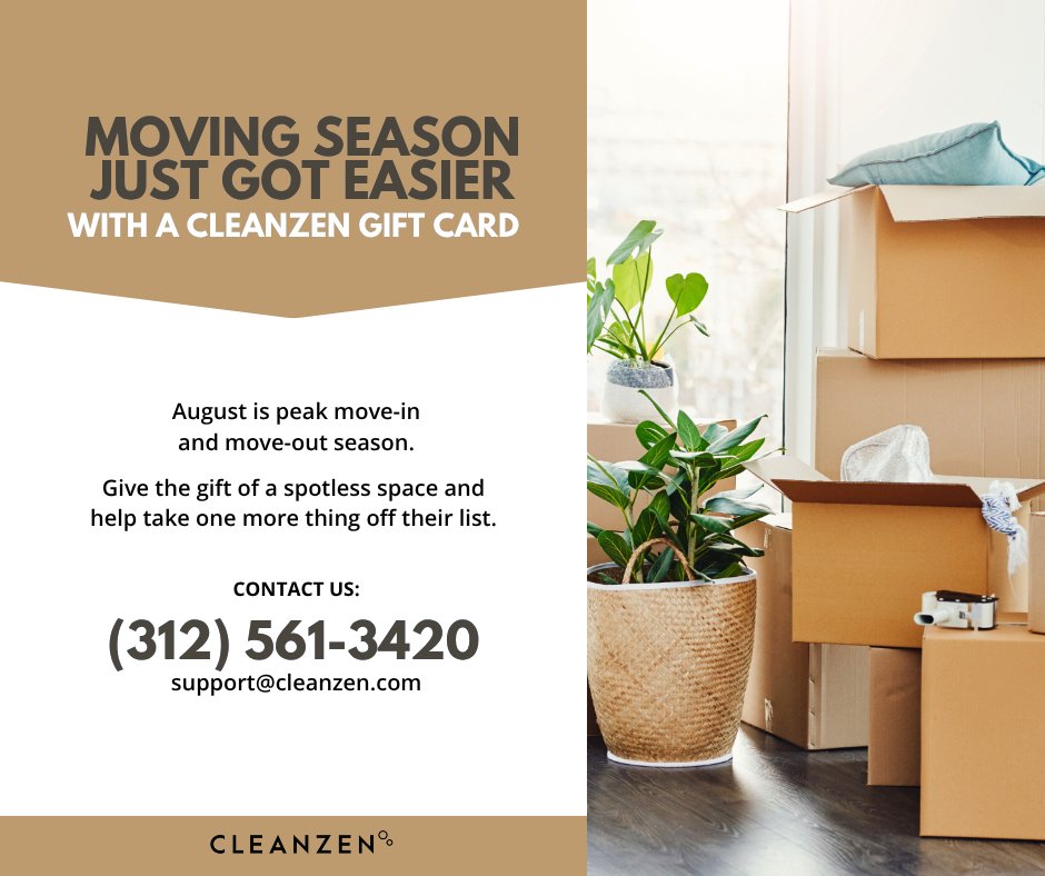 CleanzenChicago's tweet photo. π¦ Moving Season Just Got Easier with a Cleanzen Gift Card. Order a Cleanzen gift card today and make moving season smoother for someone you care about.
#MovingSeason #MovingClean #GIftCard #MoveWithEase #Home #NewChapter #Cleanzen #Chicago #CleanzenChicago #PracticalChoice https://t.co/YMfLxHFVQ8