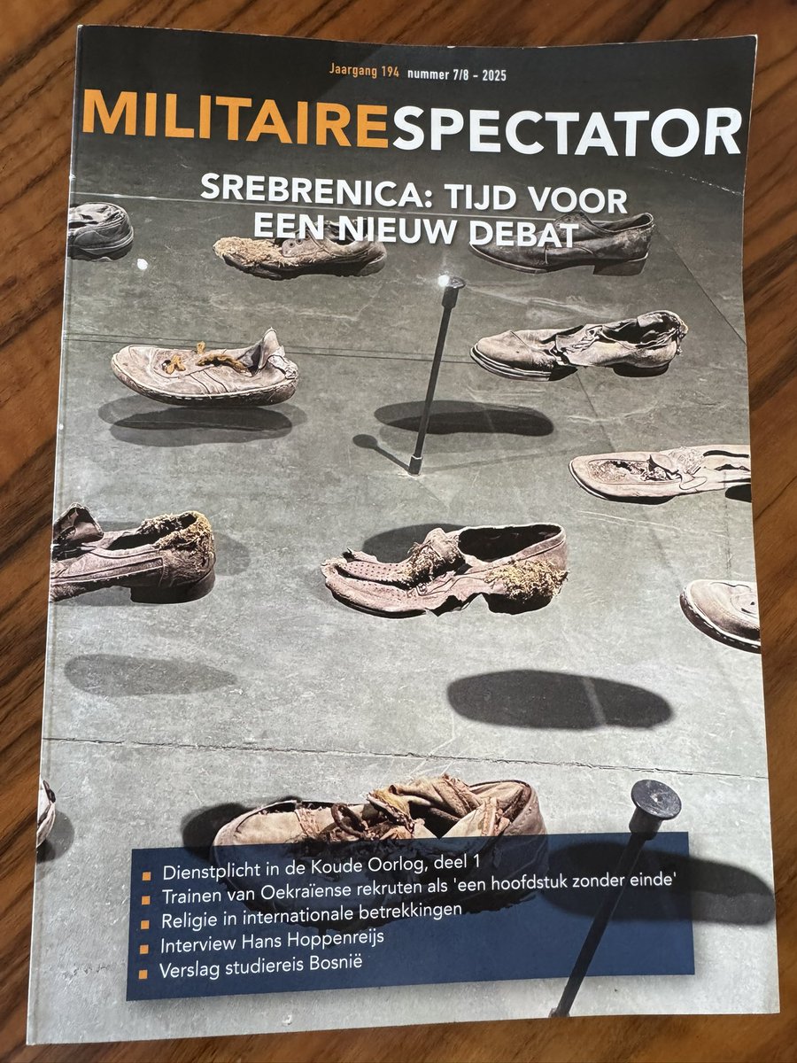 Beata Bruggeman-Sękowska (@bruggemansekows) on Twitter photo Just delivered home: my article in <a href="/milspectator/">Militaire Spectator</a>: the Netherlands’ leading journal on defense and international security—on the weaponization of lies, with the #Katyń massacre as a powerful case study in organized disinformation.
<a href="/sikorskiradek/">Radosław Sikorski 🇵🇱🇪🇺</a> Just delivered home: my article in <a href="/milspectator/">Militaire Spectator</a>: the Netherlands’ leading journal on defense and international security—on the weaponization of lies, with the #Katyń massacre as a powerful case study in organized disinformation.
<a href="/sikorskiradek/">Radosław Sikorski 🇵🇱🇪🇺</a>