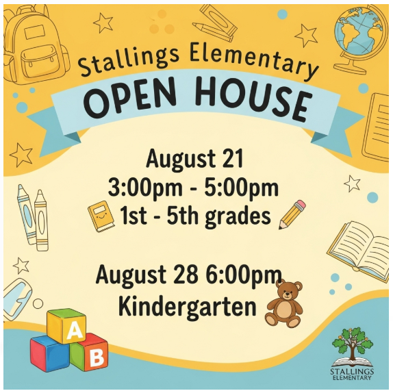 Mark your calendars!
We're excited to see everyone!!