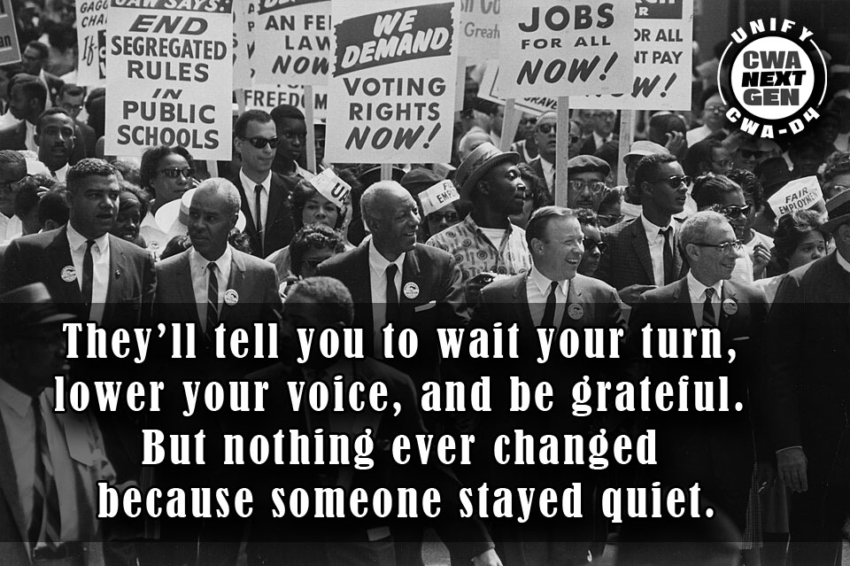 Courage is contagious. #CWAStrong