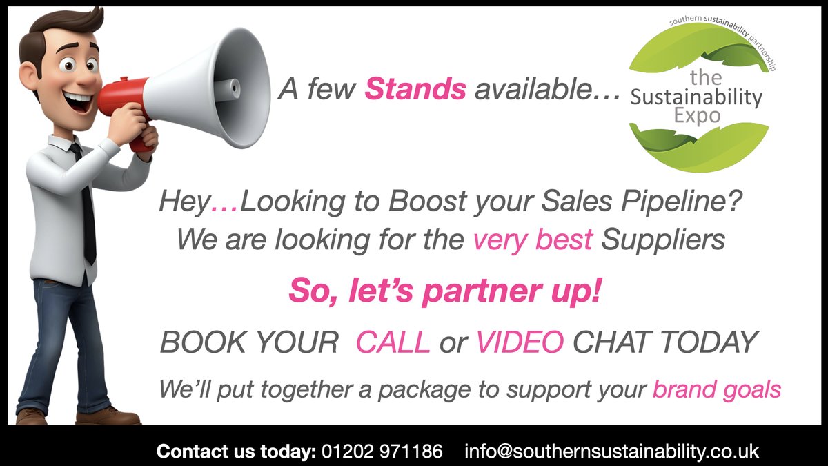 The Big Sustainability Expo & Awards 2025 (@biggreenevent) on Twitter photo Our delegates are looking to meet the brightest and best suppliers. COULD it BE YOU! Get in touch
info@southernsustainability.co.uk
The Big Sustainability Expo & Awards (Southampton) , 9thOct Hilton Southampton Utilita Bowl
#sustainability #environment #energymanagement #waste Our delegates are looking to meet the brightest and best suppliers. COULD it BE YOU! Get in touch
info@southernsustainability.co.uk
The Big Sustainability Expo & Awards (Southampton) , 9thOct Hilton Southampton Utilita Bowl
#sustainability #environment #energymanagement #waste