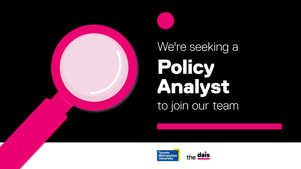 We're hiring!

Join The Dais and lead Democracy@Work, our civic learning initiative for the digital age. This role will jointly support our policy and partnerships teams.

If you’re into public policy, civic education &amp; scaling impact, apply by Aug 13: dais.ca/jobs/policy-an…