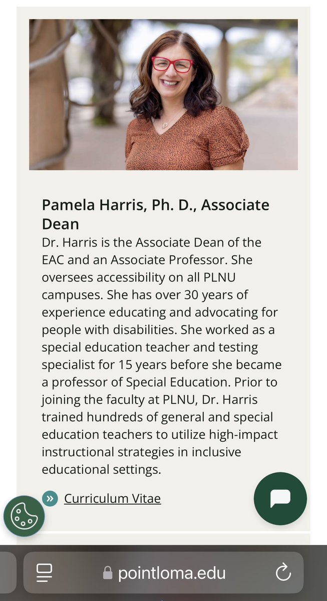 Yes! His wife is currently an Associate Dean at Point Loma Nazarene University according it their website.