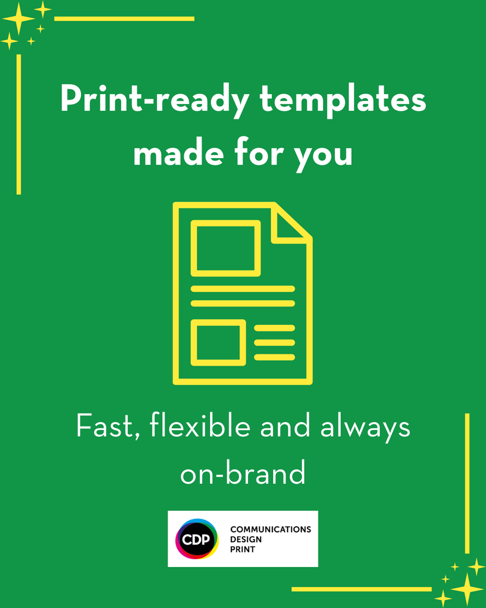 CDPagency's tweet image. Need repeat print jobs done fast? 

We create pre-approved templates for brochures, letters, posters and more; saving you time and ensuring brand accuracy.

#PrintTemplates #MarketingEfficiency #PrintWorkflows #PreApprovedDesigns #BrandTemplates #CDPTools